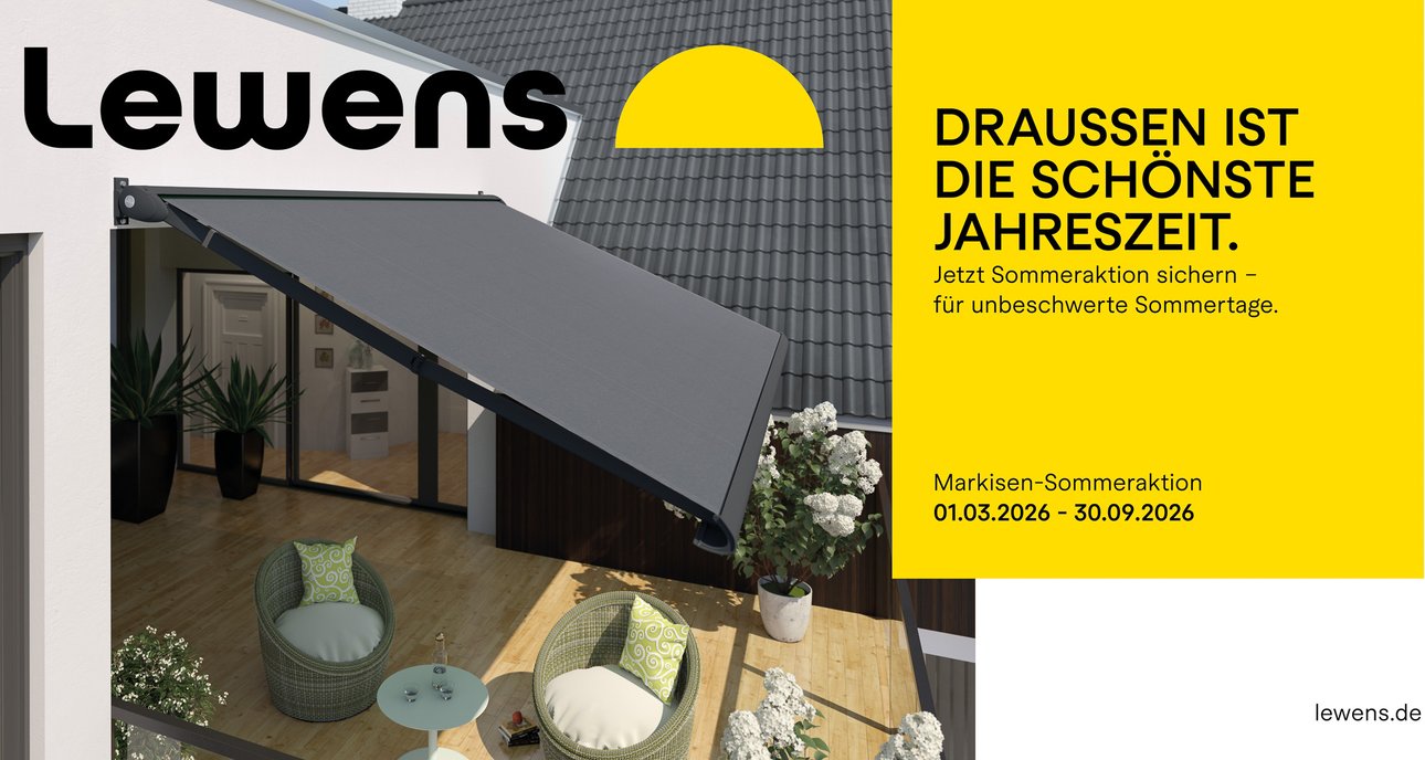 Lewens Sommeraktion 2026 Banner